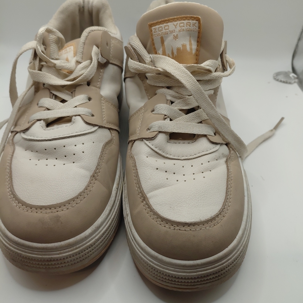Zoo York Men's White and Tan Sneakers